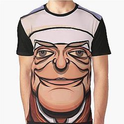Michael Caine as Scrooge Graphic T-Shirt