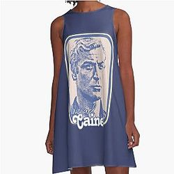 Michael Caine Retro 60s Fan Art A-Line Dress