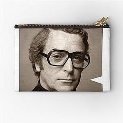 Michael Caine British Film Icon Zipper Pouch