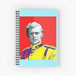 Michael Caine In Zulu Classic Trending Spiral Notebook