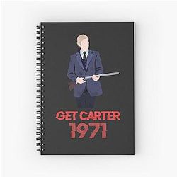 GET CARTER MICHAEL CAINE Spiral Notebook