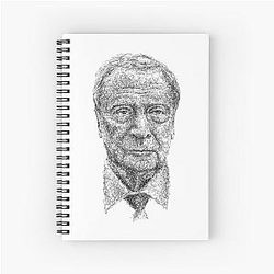 Scribbled Michael Caine Notebook