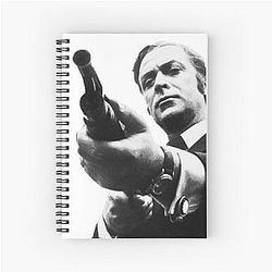 Michael Caine Get Carter Spiral Notebook