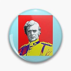 Michael Caine In Zulu Classic Trending Pin