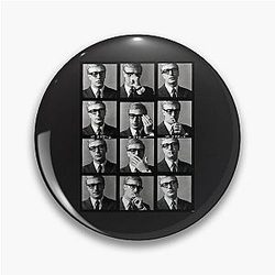 Michael Caine Classic T-Shirt Pin Badge