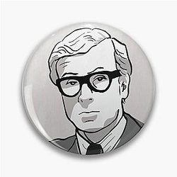 1960s Michael Caine Pin