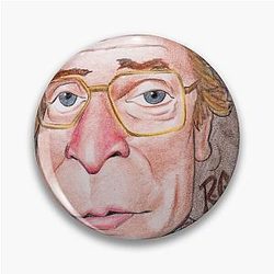 Caricature of Michael Caine Pinback button