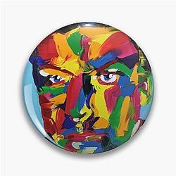 Sir Michael Caine Portrait Pin