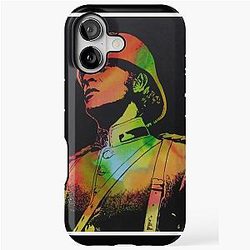 Technicolor Michael Caine iPhone Tough Case