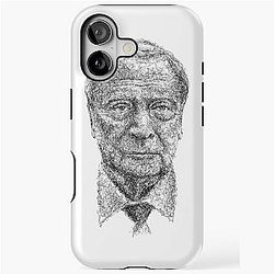 Scribbled Michael Caine iPhone Tough Case