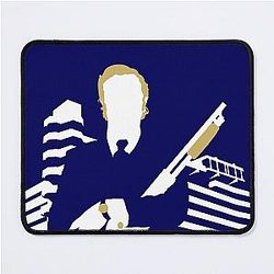 Michael Caine Carter Trinity Square Mouse Pad