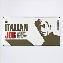 Michael Caine The Italian Job Desk Mat