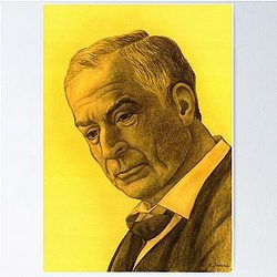 Michael Caine Celebrity Portrait 210 Views Poster