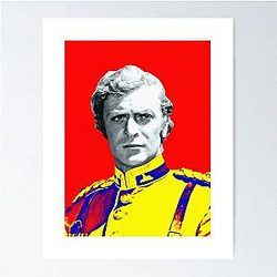 Michael Caine in Zulu Poster