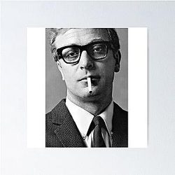 Michael Caine English Actor Poster
