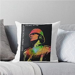 Technicolor Michael Caine Throw Pillow