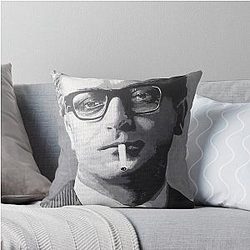 Michael Caine Throw Pillow
