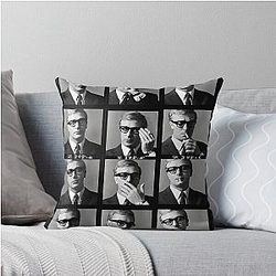 Michael Caine Throw Pillow