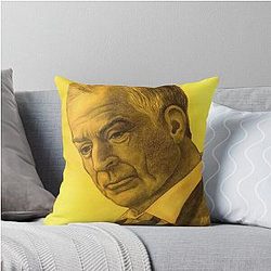 Michael Caine Celebrity Portrait Throw Pillow