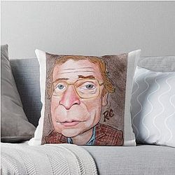 Caricature of Michael Caine Throw Pillow