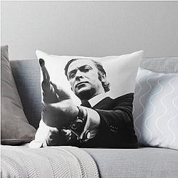 Get Michael Caine Throw Pillow