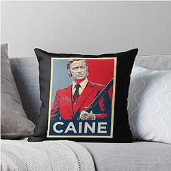 Michael Caine Throw Pillow