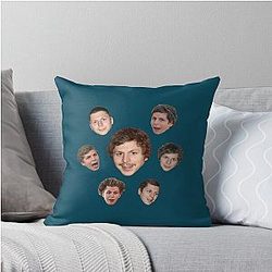 The Holy Seven Forms of Michael Cera Throw Pillow