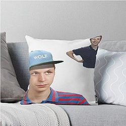 Michael Cera Throw Pillow
