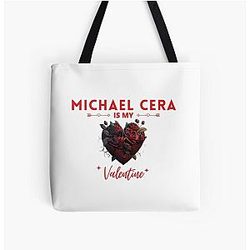 Michael Cera Is My Valentine Tote Bag