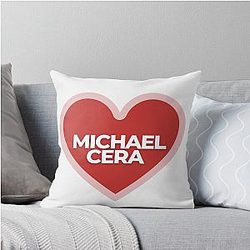 I Heart Michael Cera Throw Pillows