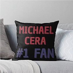 Michael Cera Fan Throw Pillow