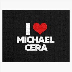 I Love Michael Cera Jigsaw Puzzle