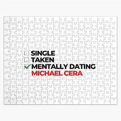 Mentally Dating Michael Cera Jigsaw Puzzle