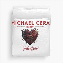 Michael Cera is My Valentine Duvet Cover