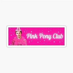 Pink Pony Club, Michael Cera, Chappell, Roan bumper sticker