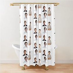Michael Cera Sticker Pack Best Movies Fan Art Cute Meme Birthday Christmas Aesthetic Outfits Aubrey Plaza Shower Curtain