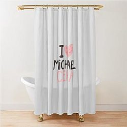 I Love Michael Cera Shower Curtain