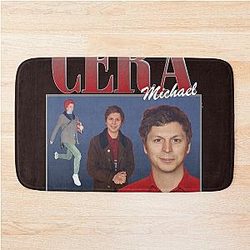 Michael Cera Classic T-Shirt Bath Mat