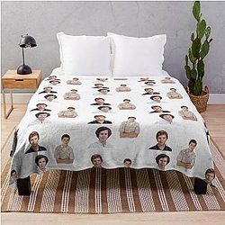 Michael Cera Sticker Pack - Best Movies Funny Memes Quotes Birthday Christmas Fan Art Meme Quotes 2021 Poster T-Shirt Decor Aesthetic Outfits Aubrey Plaza Girlfriend Throw Blanket