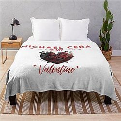 Michael Cera Is My Valentine Throw Blanket
