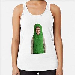 Pickle or Michael Cera Pickle Racerback Tank Top