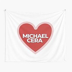 I Heart Michael Cera Tapestry