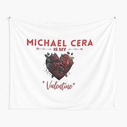 Michael Cera Is My Valentine Tapestry