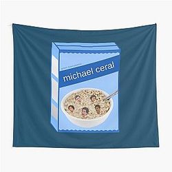 Michael Cera Cereal Box Tapestry