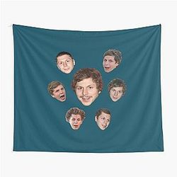 The Holy Forms of Michael Cera Tapestry