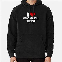 I Love Michael Cera Pullover Hoodie