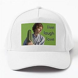 Michael Cera holding a cactus Live Laugh Loving Baseball Cap