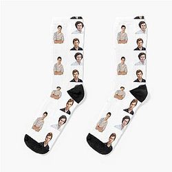 Michael Cera Sticker Pack - Best Movies Age Funny Memes Quotes Birthday Christmas Merch Fan Art Cute Love Poster T-Shirt Decor Aesthetic Outfits Aubrey Plaza Girlfriends Socks