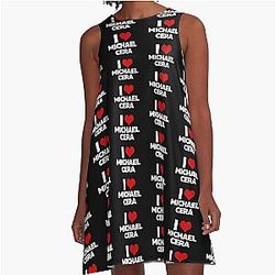 I Love Michael Cera A-Line Dress