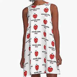 In a Relationship with Michael Cera Sorry A-Line Dress